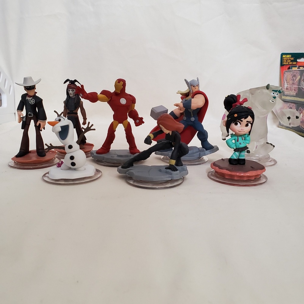 Disney Infinity Character Lot Unisex OS Multicolor Marvel Star Wars Figures